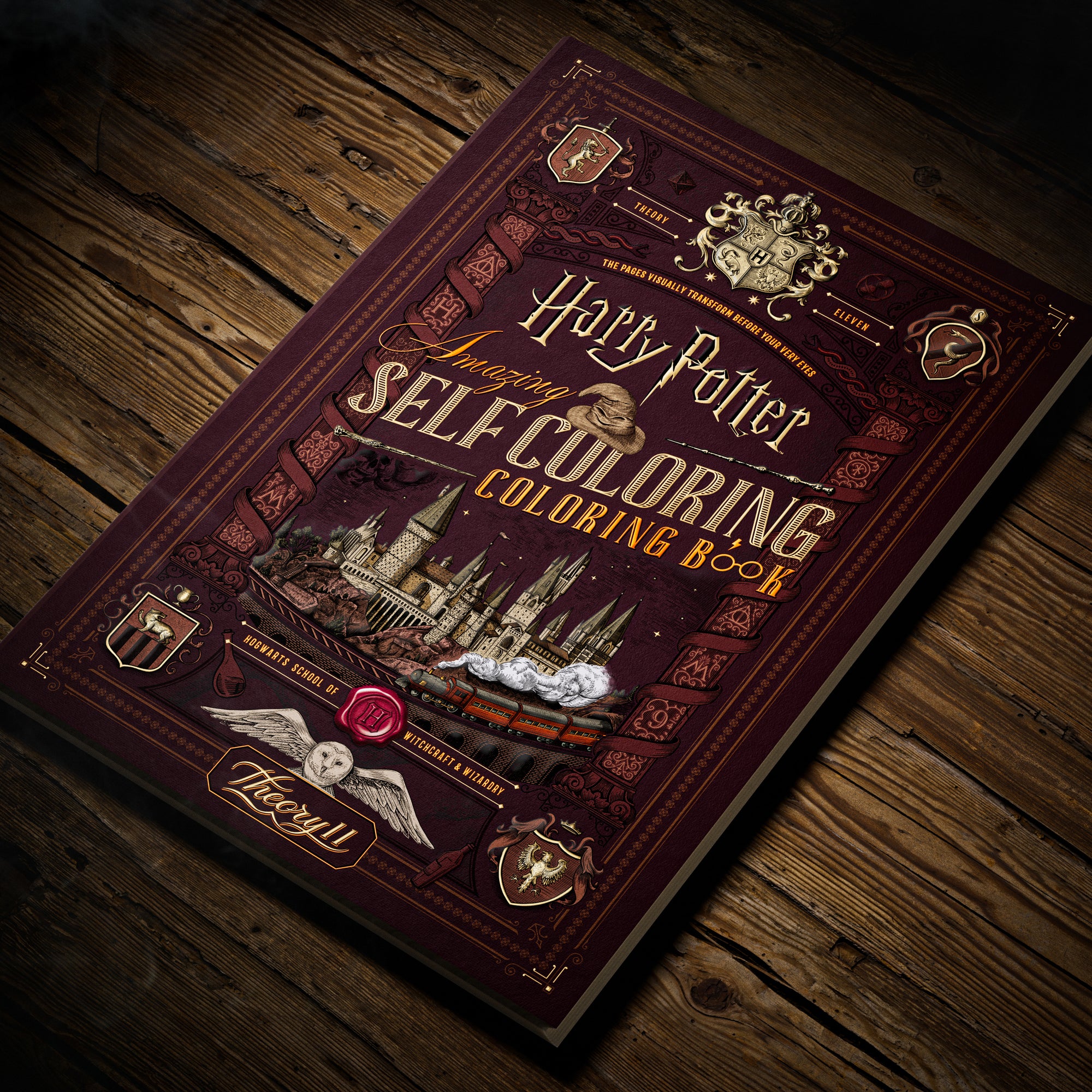 Harry Potter Self-Coloring Book – image 1