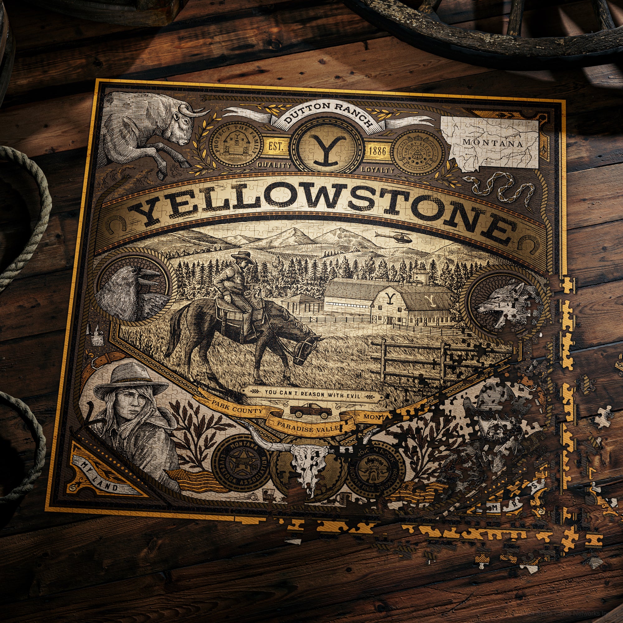 Yellowstone Jigsaw Puzzle – image 4