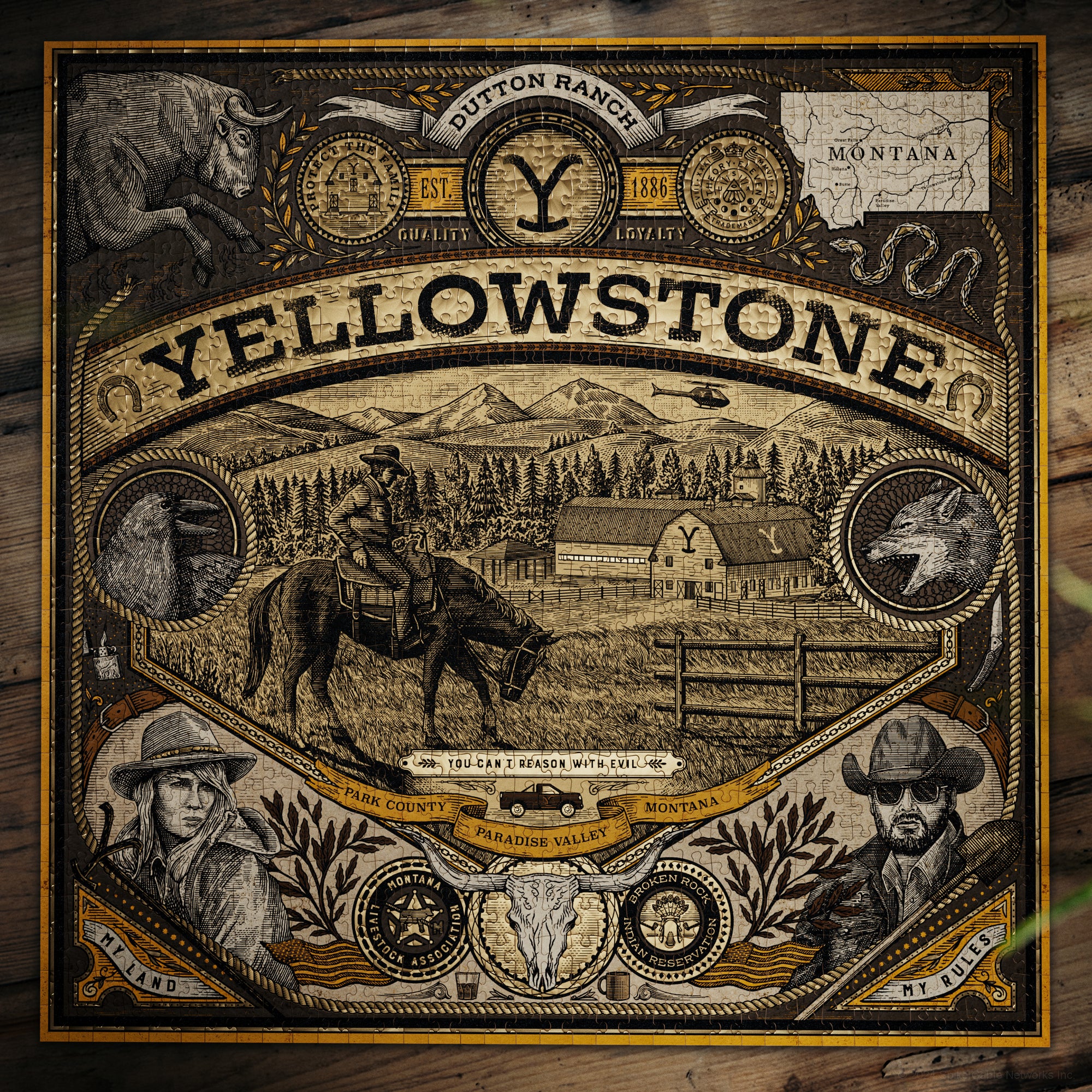Yellowstone Jigsaw Puzzle – image 5