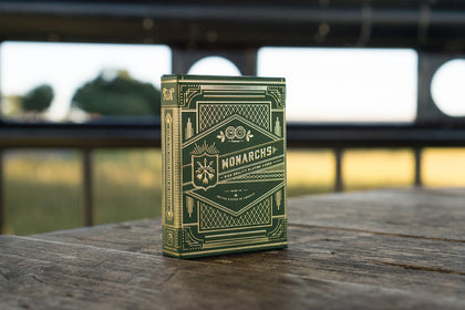 Green Monarch Playing Cards – image 1