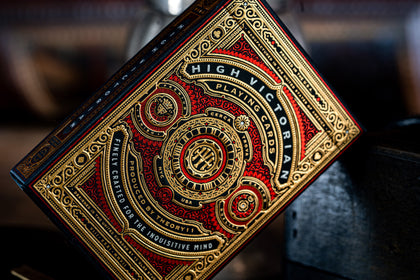 High Victorian Red Playing Cards – image 1
