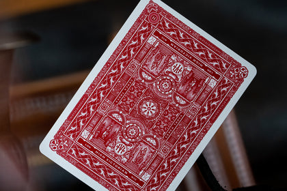 High Victorian Red Playing Cards – image 2